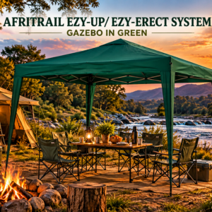 Afritrail Ezy-Up/Ezy-erect system Gazebo300 x 300 x 200cm. in Green