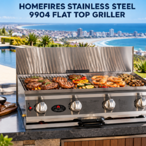 HOMEFIRES STAINLESS STEEL 9904 FLAT TOP GRILLER