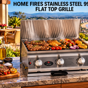 HOME FIRES STAINLESS STEEL 9903 FLAT TOP GRILLE