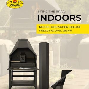 HOME FIRES 1000 SUPER DELUXE FREESTANDING BRAAI-COMPLETE