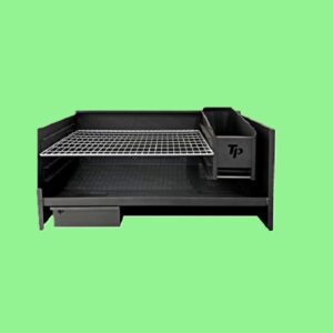 800 TABLETOP-MILD-STEEL, 2,5MM MS BLACK - LOOSE-STANDING/INSERT BRAAI.