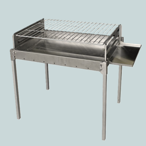 USAPHO 1.2MM, 430 STAINLESS-STEEL BRUSHED BRAAI