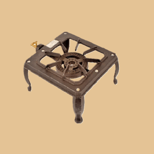 ROBFAIR SINGLE GAS BURNER CAST IRON STANDALONE BOILING TABLE.