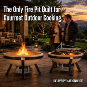 THE AL FRESCO FIRE PIT WITH/WITHOUT FIRE BRAAI GRID (WOOD/CHARCOAL)
