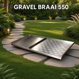 GRAVEL BRAAI 550- 2,0MM 430/304 SS OR MILD-STEEL