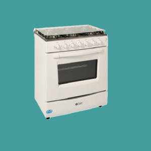 ZERO 6 Burner Gas Stove With FFD On All Functions (Battery Ignition)White