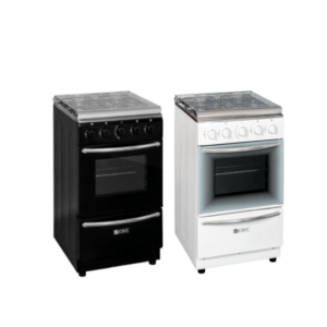 ZERO 4 BURNER GAS STOVE WITH GAS OVEN & FFD ON ALL FUNCTIONS – WHITE/BLACK