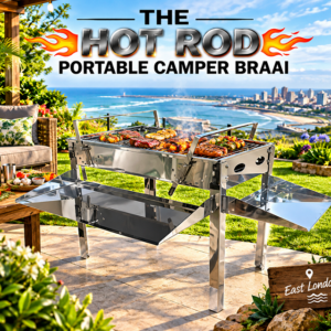 HOT RODS 540mm PORTABLE CAMPER BRAAI
