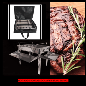 HOT RODS PORTABLE CAMPER BRAAI