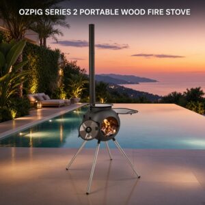 OZPIG SERIES 2 PORTABLE WOOD FIRE STOVE