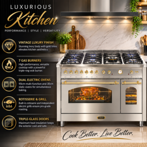 LOFRA DOCEVITA 120CM GAS TOP AND ELECTRIC OVENS