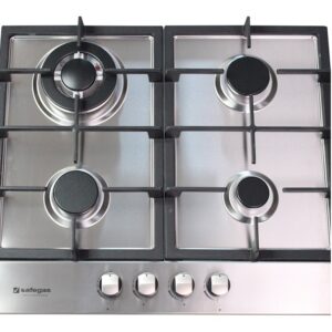 SAFEGAS 60CM 4 BURNER HOB STAINLESS STEEL