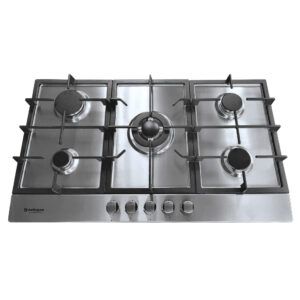 SAFEGAS HOB 5 BURNER STAINLESS STEEL
