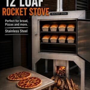 THE 12-LOAF BREAD/PIZZA ROCKET OVEN
