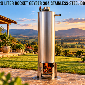 THE 120 LITER ROCKET GEYSER 304 STAINLESS-STEEL DONKIE BOILER