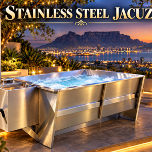 TUB - Stainless Steel JACUZZI : 1.5MM 304 STAINLESS-STEEL (1100 LITER) 104KG