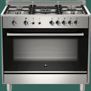 LA GERMANIA 90CM RUSTICA FULL GAS STAINLESS-STEEL COOKER