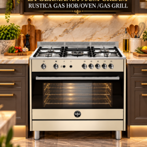 LA GERMANIA 90CM CREAM RUSTICA GAS HOB/OVEN /GAS GRILL