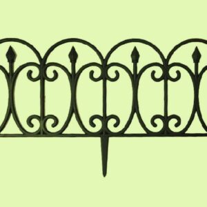 PLASTIC GARDEN FENCE - CURVE 58X23X1.5CM