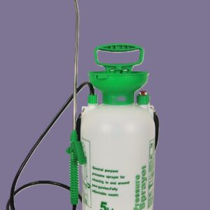GARDEN TOOLS PRESSURE SPRAYER, 5 LITRE CAPACITY, WHITE