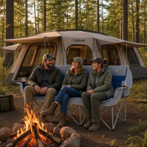 OZTRAIL GALAXY 3-SEATER CHAIR – 330Kg - 110kg PER SEAT.
