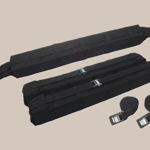 ROOF RACKS 75Kg`s, 2X SOFT MOUNT 600D OXFORD COVERED FOAM PADS