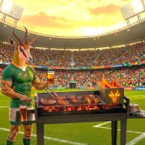 WINTER DEAL-THE BOK 900MM MOBILE BRAAI IN 430/304 STAINLESS-STEEL WITH EMBER MAKER