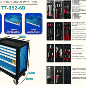 TOOL KIT 174PC 6-DRAWER WITH 4 WHEELS
