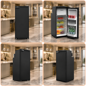 ALPICOOL CR90 IS A 90-LITRE UPRIGHT COMPRESSOR FRIDGE.