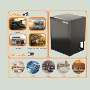 THE ALPICOOL CR65 IS A 65-LITRE, 12V/24V COMPRESSOR FRIDGE