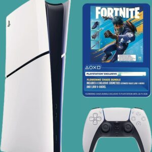 THE SONY PS5 DIGITAL FORTNITE SLIM CONSOLE