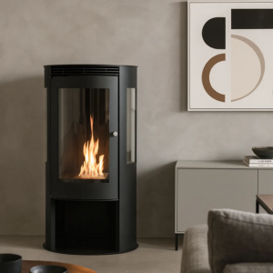 THE FLAMM R400 BIO-ETHANOL FREESTANDING FIREPLACE.