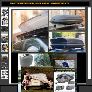 AUTOMOTIVE= ROOF BOXES, GENERAL /AUTOMOTIVE COVERS & ON-ROAD ACCESSORIES