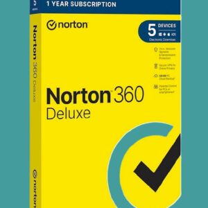 NORTON 360 DELUXE 5-DEVICE ANNUAL LICENSE