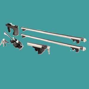OVAL ROOF RACK WITH LOCK SET-ALUMINIUM