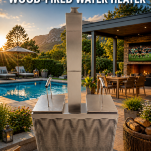 Large Internal Wood-fired water heater
