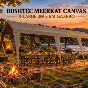 BUSHTEC MEERKAT CANVAS X-LARGE 3M x 6M GAZEBO