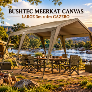 BUSHTEC MEERKAT CANVAS LARGE 3m x 4m GAZEBO