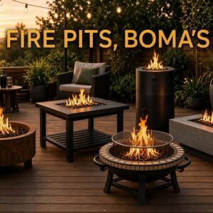OUTDOOR FIRE PITS, BOMA`S & BONFIRES