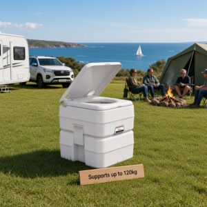 SEAFLO 10L PORTABLE TOILET “UPGRADE YOUR CAMPING COMFORT WITH THE ULTIMATE ODOUR-FREE PORTABLE TOILET”
