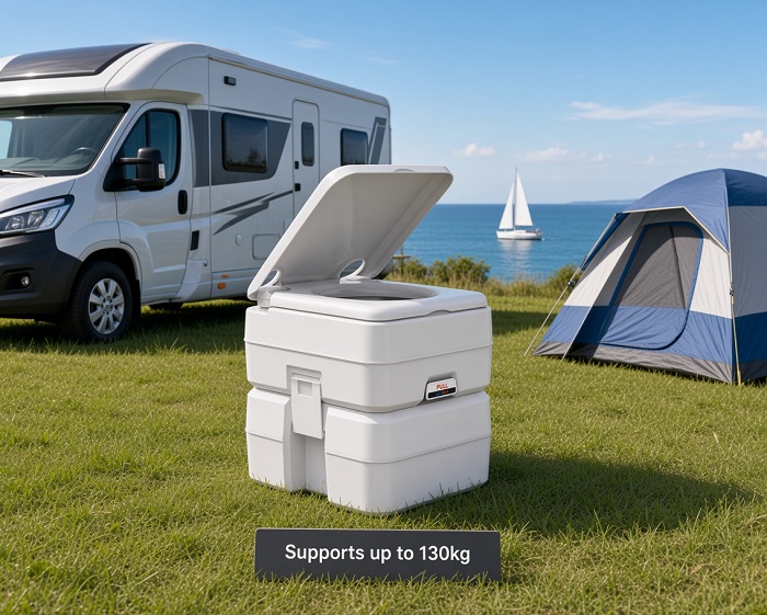 SEAFLO 20L PORTABLE TOILET “UPGRADE YOUR CAMPING COMFORT WITH THE ULTIMATE ODOUR-FREE PORTABLE TOILET”