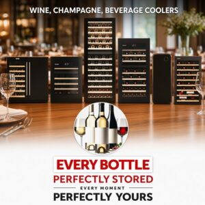 WINE, CHAMPAGNE , BEVERAGE COOLERS