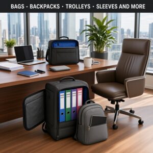 BAGS - BACKPACKS · TROLLEYS · SLEEVES AND MORE