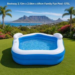 Bestway 2.13m x 2.06m x 69cm Family Fun Pool -575L