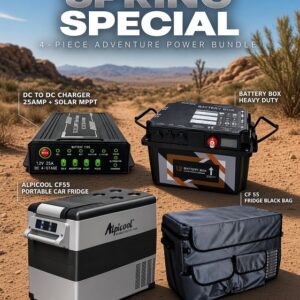 🧊🔥 ALPICOOL CF55 PORTABLE CAR FRIDGE COMBO WITH FREE BAG