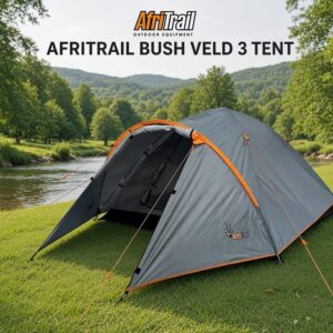 AFRITRAIL BUSHVELD 3 TENT – 3 PERSON WATERPROOF CAMPING TENT
