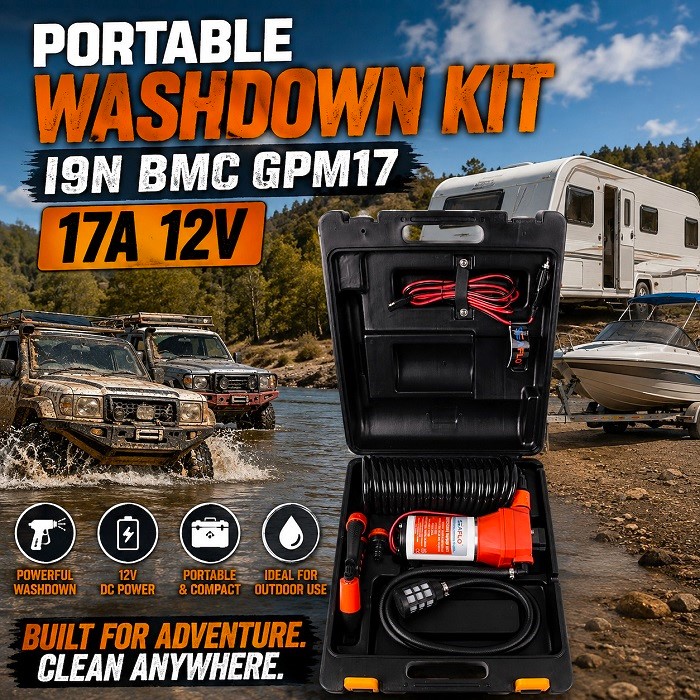 SEAFLO PORTABLE WASH DOWN KIT I9N BMC GPM17 17A 12V